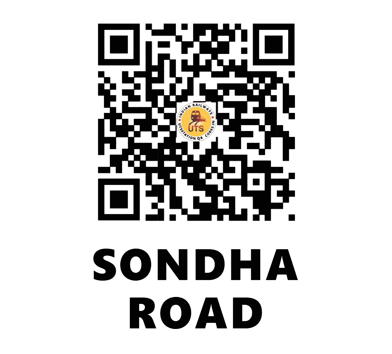 UTS QR Code for SONDHA ROAD - SCN (NC - MADHYA PRADESH)